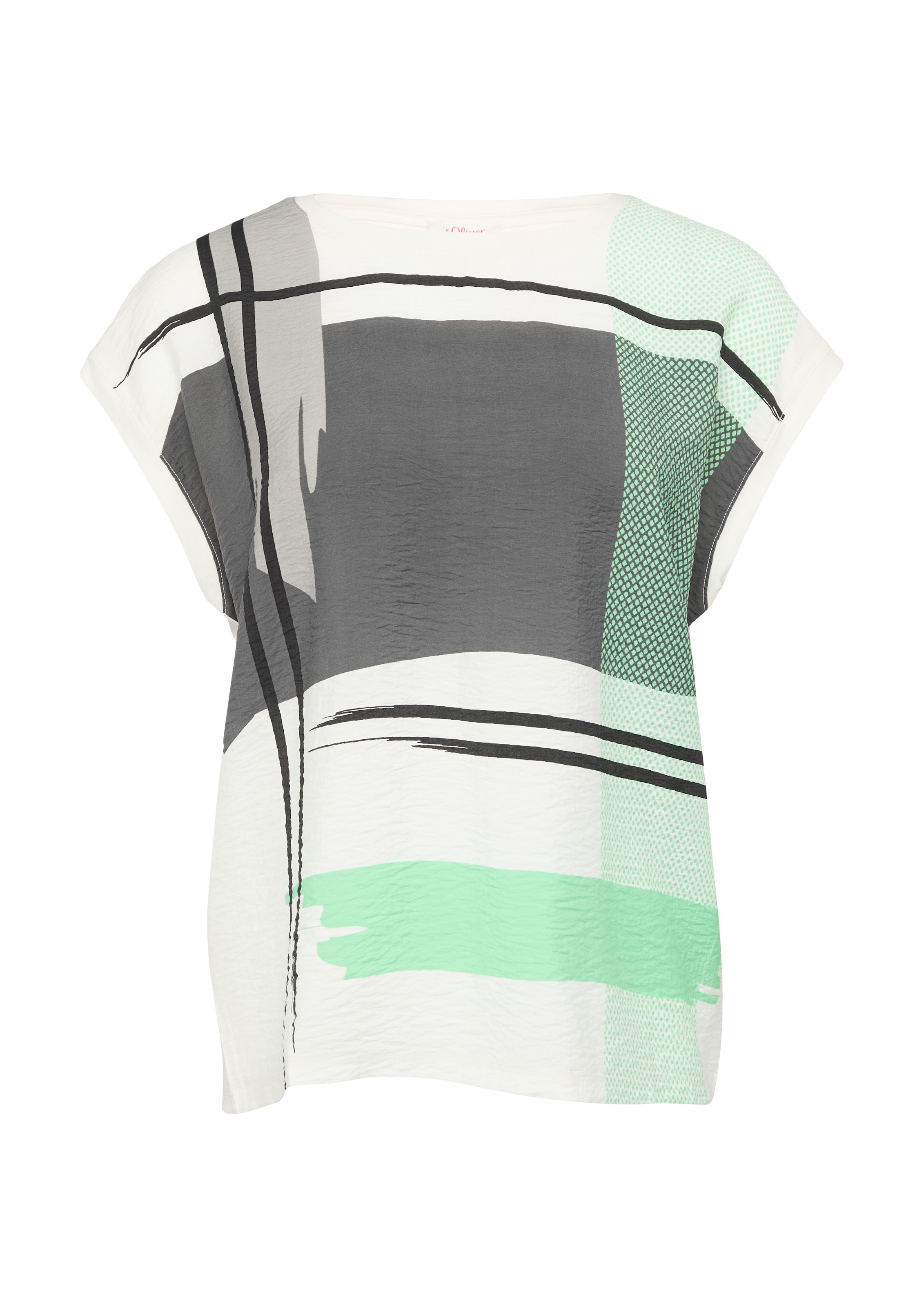 s.Oliver Shirt in Gemengde kleuren: voorkant