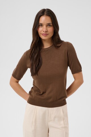 Pull-over 'KALizza' Kaffe en marron : devant