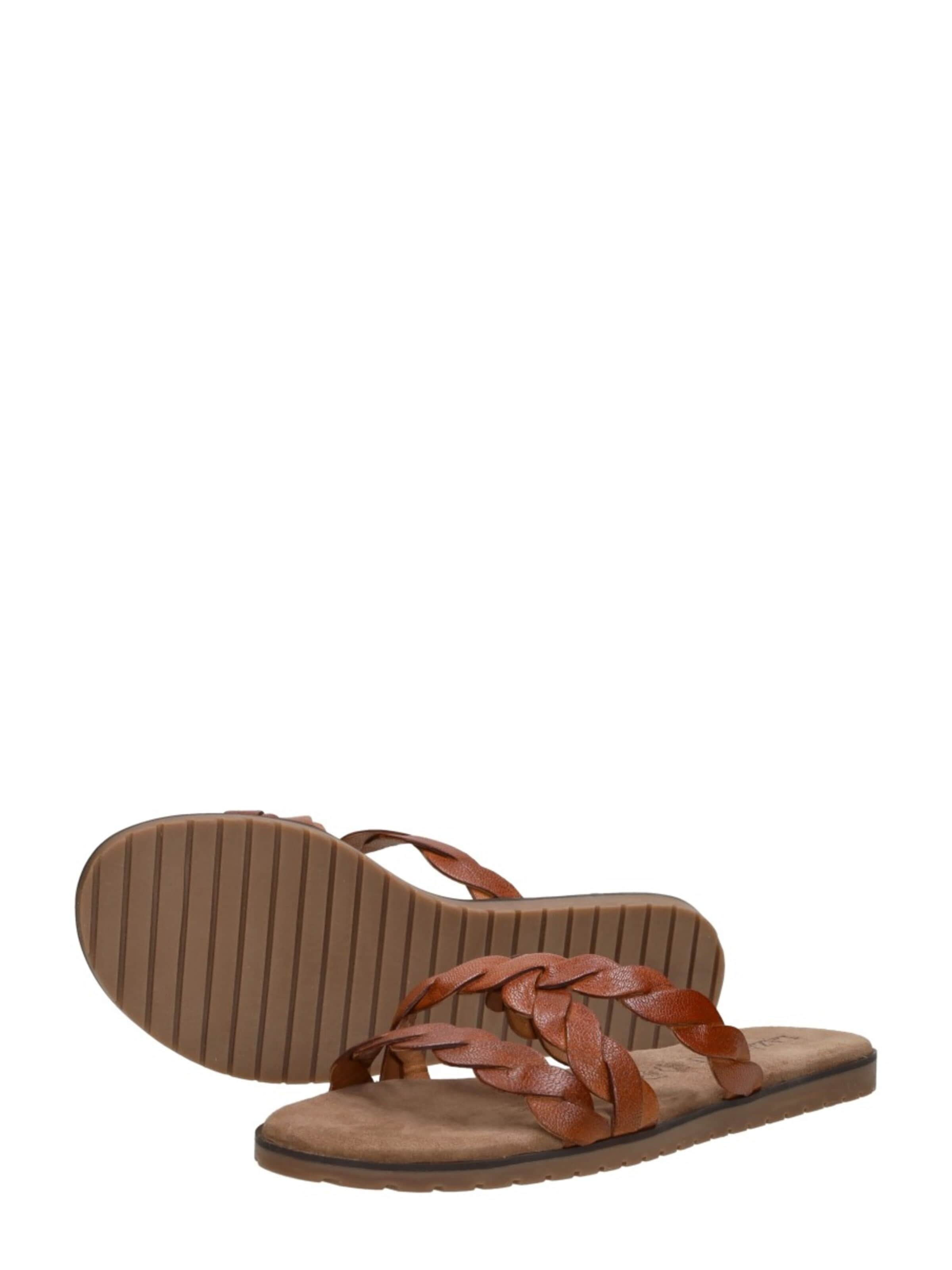 LAZAMANI Mule 'Open Teen' in Brown