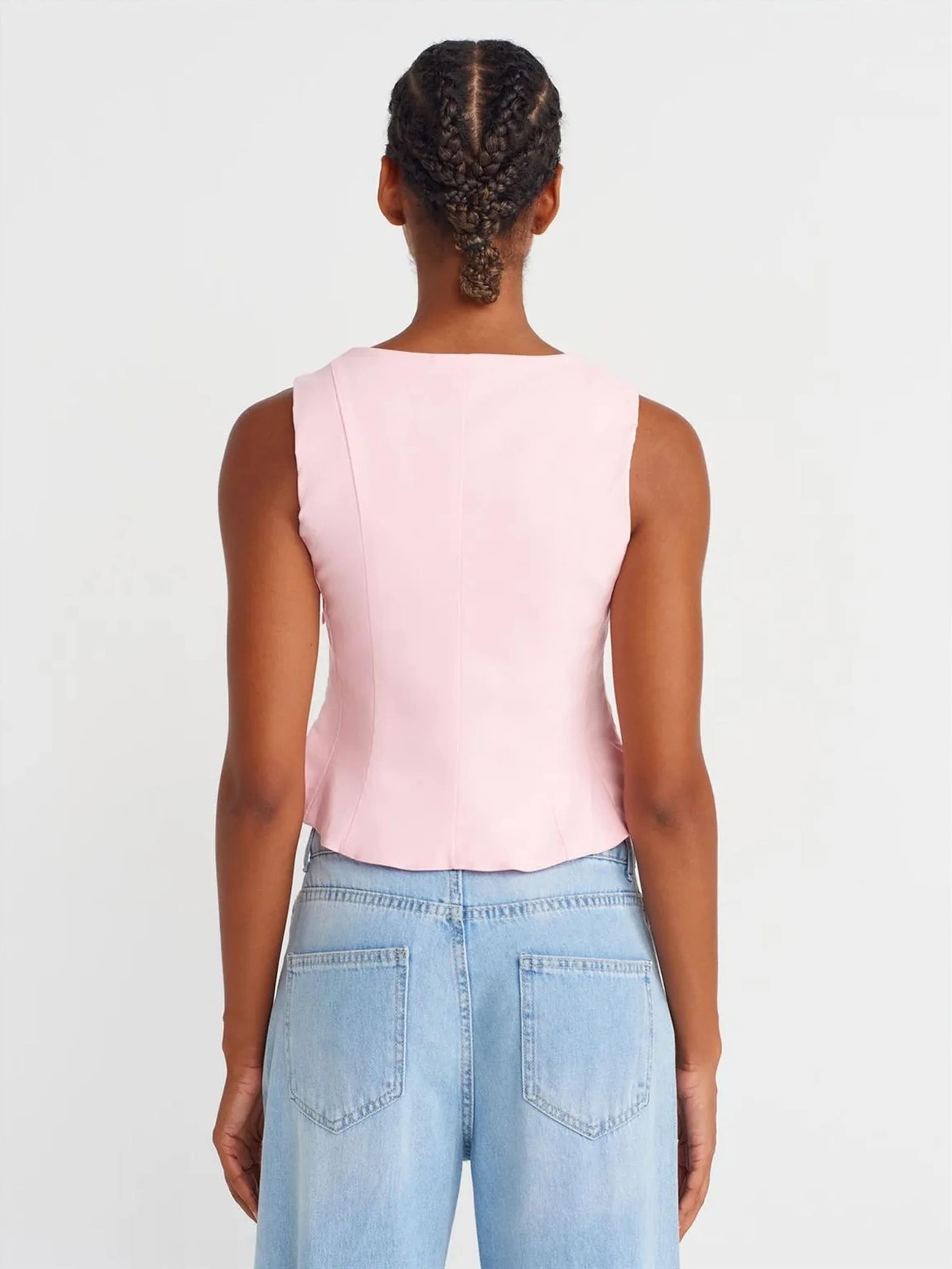 Dilvin - Top em rosa