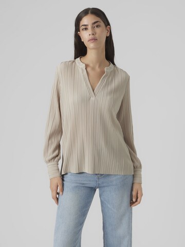 VERO MODA Blouse in Grijs: voorkant