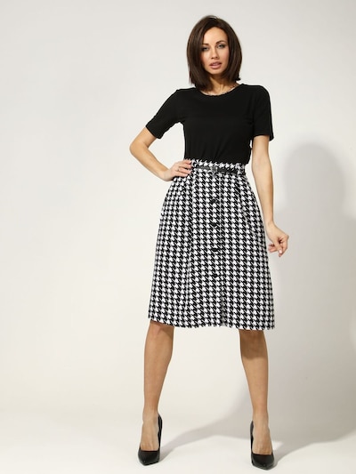 Awesome Apparel Skirt in Black / White, Item view