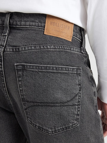 HOLLISTER - Regular Calças de ganga em preto