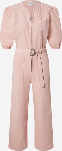 EDITED Jumpsuit 'Alba' in Roze: voorkant