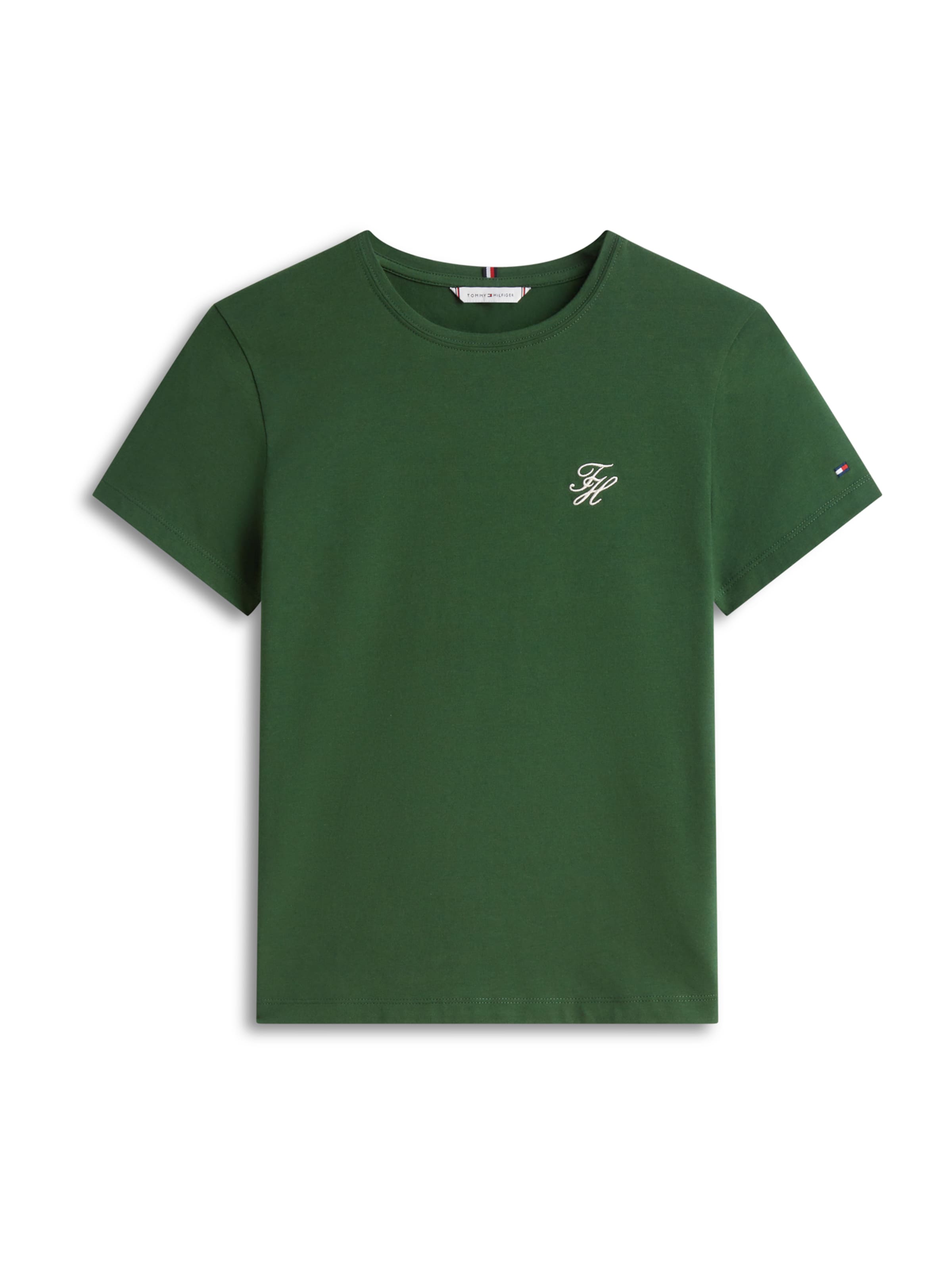 TOMMY HILFIGER Póló - zöld: elől