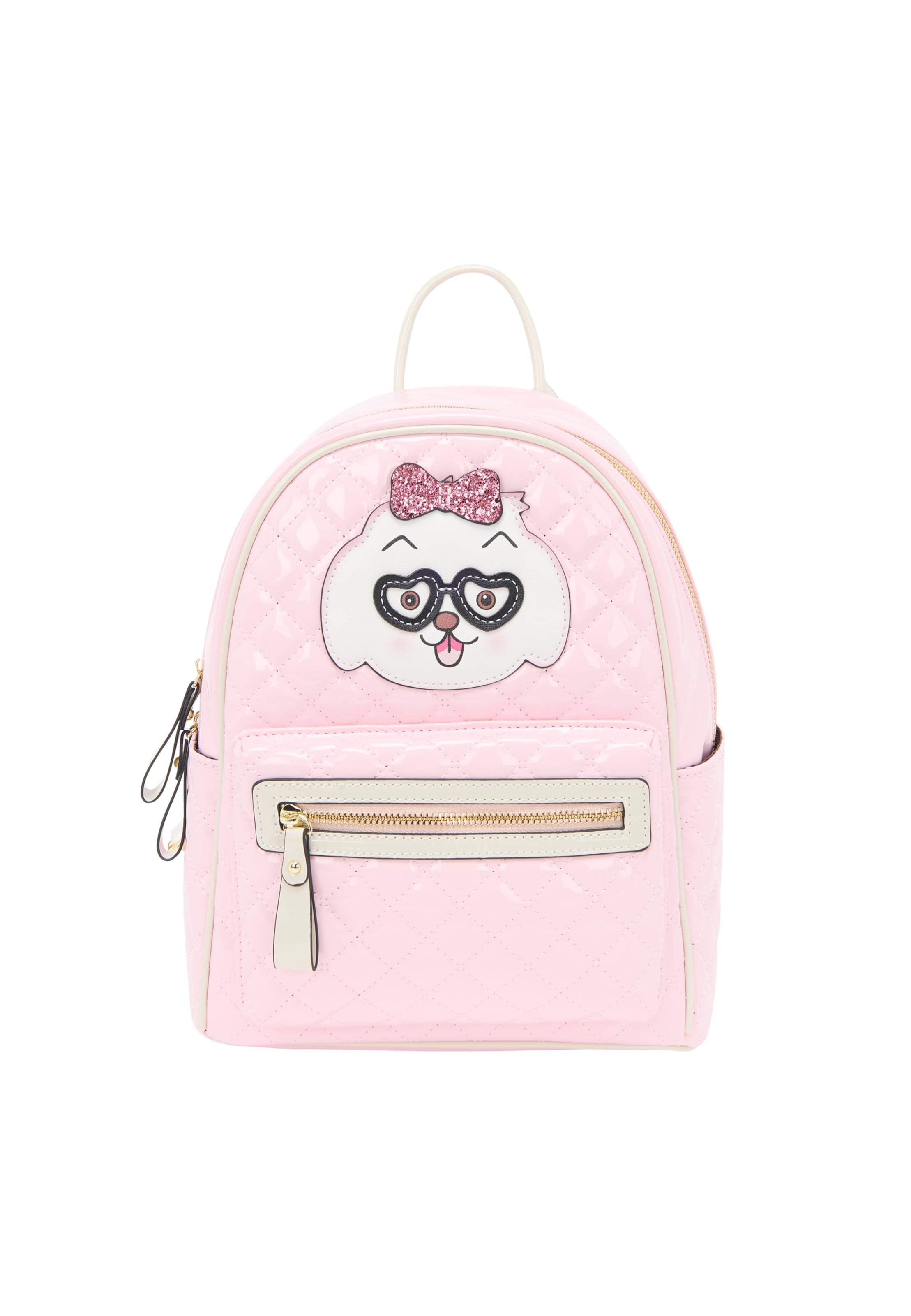 MYMO Batoh 'Pop Eyetheme' - hnedá / ružová / čierna / biela, Produkt