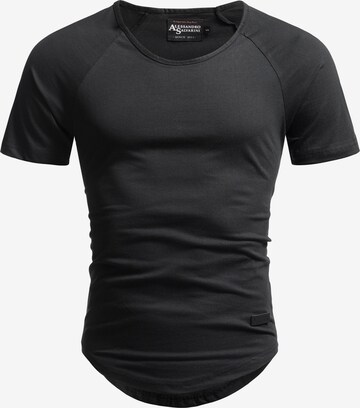 Alessandro Salvarini Shirt in Black: front