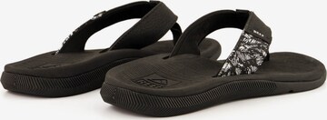 REEF T-Bar Sandals 'Santa Ana' in Black