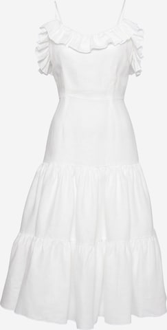 KAN - Vestido de verão 'JASMINE' em branco: frente