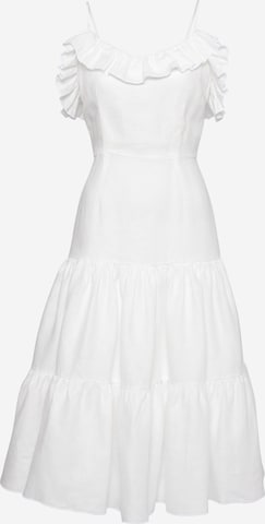 KAN - Vestido de verano 'JASMINE' en blanco: frente