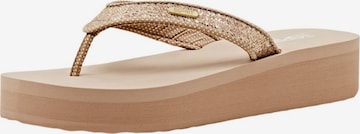 ESPRIT T-Bar Sandals in Beige: front