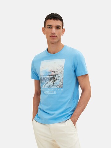 TOM TAILOR T-Shirt in Blau