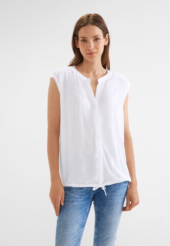 Camicia da donna di STREET ONE in bianco: frontale