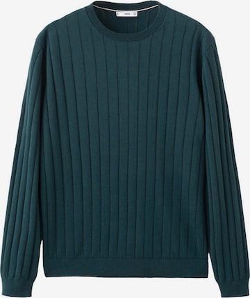 MANGO MAN Pullover 'Baluard' in Grün: Vorderseite
