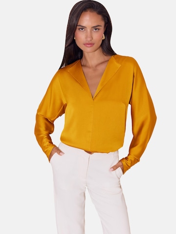 Lipsy Blouse in Yellow: front