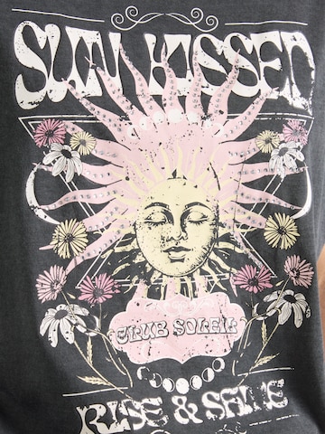 QS T-shirt i svart