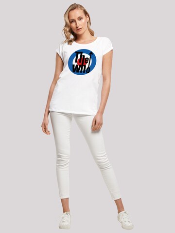 T-shirt 'The Who Target' F4NT4STIC en blanc
