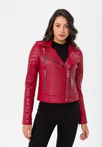 Jimmy Sanders Jacke in Rot: Vorderseite