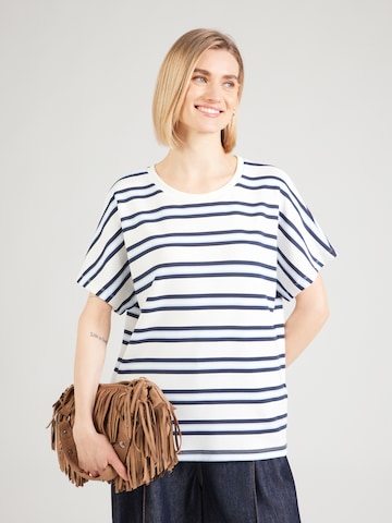 Tricou 'BARNI 50' de la Soyaconcept pe albastru: față