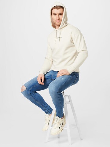 JACK & JONES Tréning póló - bézs