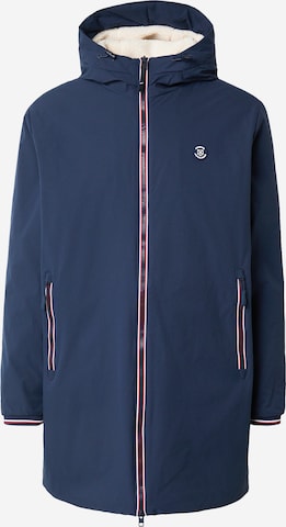 JACK & JONES Winter Jacket 'JPRBLUALVES' in Blue: front