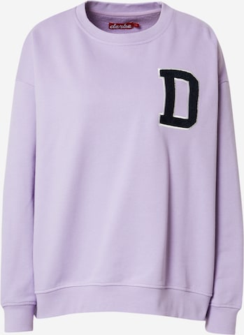 DerbeSweater majica - ljubičasta boja: prednji dio