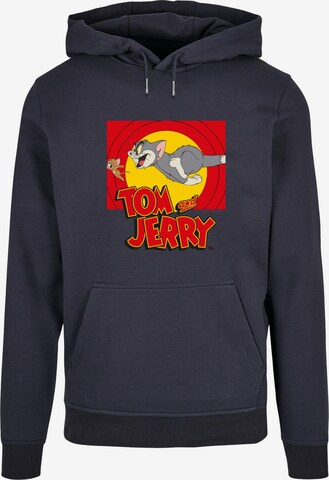 Sweat-shirt 'Tom And Jerry - Chase Scene' ABSOLUTE CULT en bleu : devant