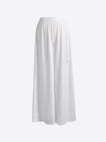 Wide Leg Pantalon 'Connect Me' 4TAILORS en blanc