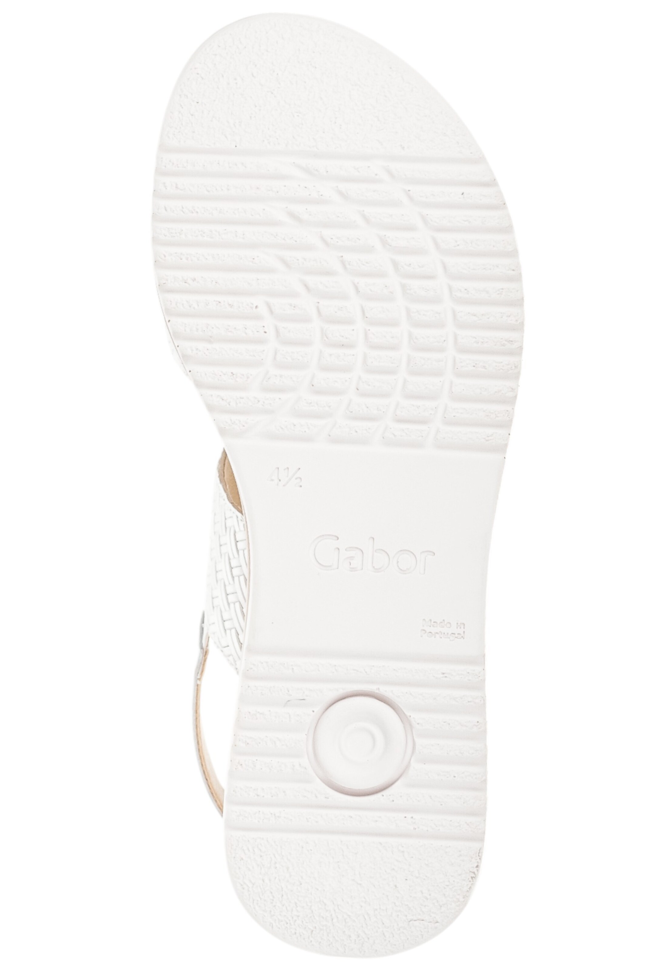 GABOR Sandale in Weiß