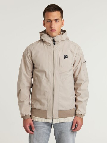 CHASIN' Outdoorjacke 'Return Mount' in Beige: Vorderseite