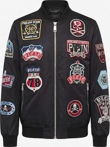 Giacca di mezza stagione di Philipp Plein in nero: frontale