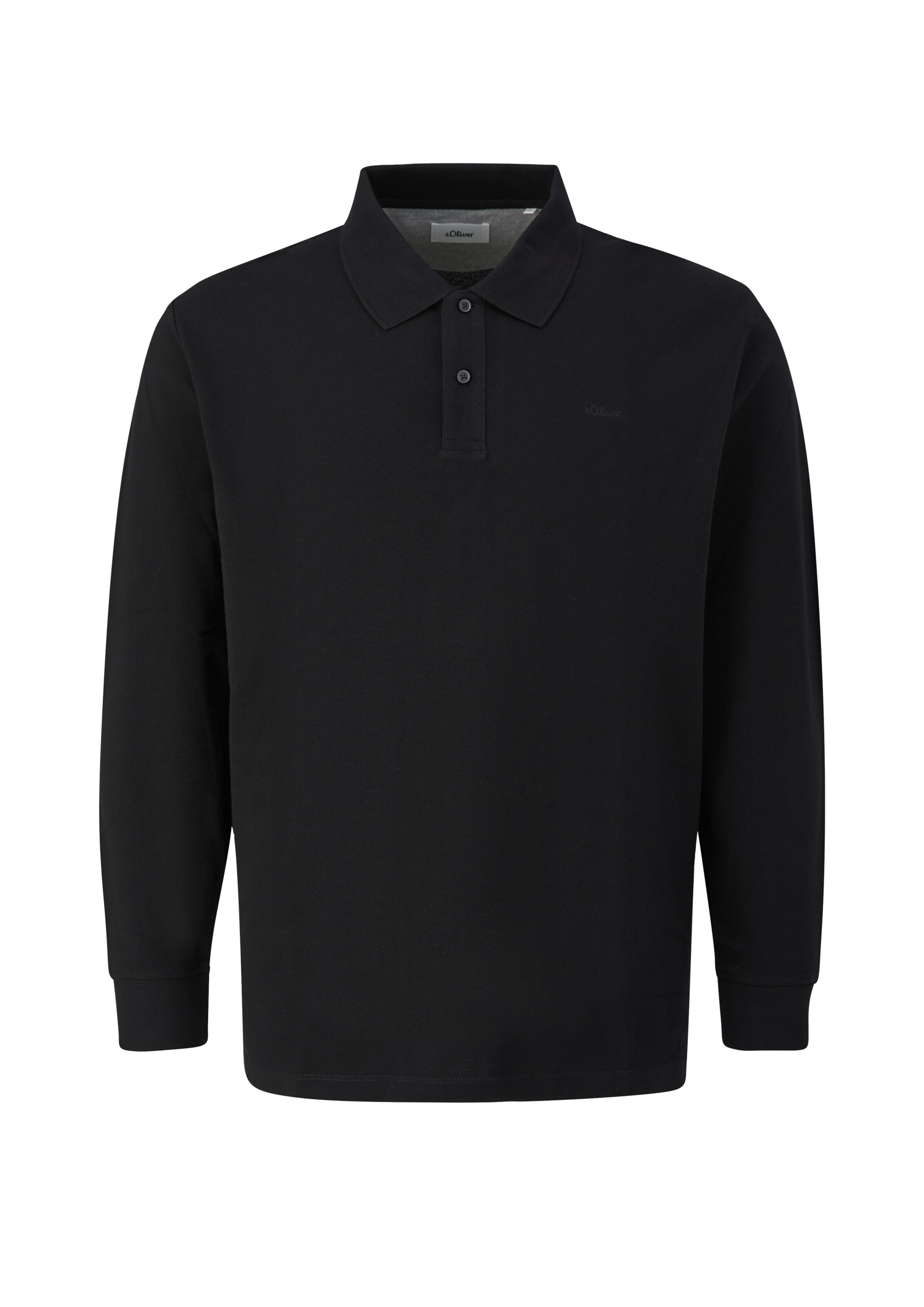 s.Oliver Men Big Sizes Poloshirt in XXXL in schwarz, Produktansicht
