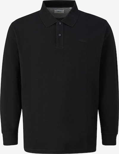 s.Oliver Men Big Sizes Poloshirt in XXXL in schwarz, Produktansicht