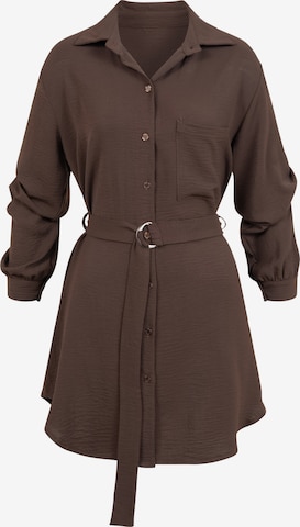 Cloud5ive - Vestido em castanho: frente