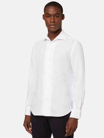 Boggi Milano Slim fit Koszula w kolorze biały: przód