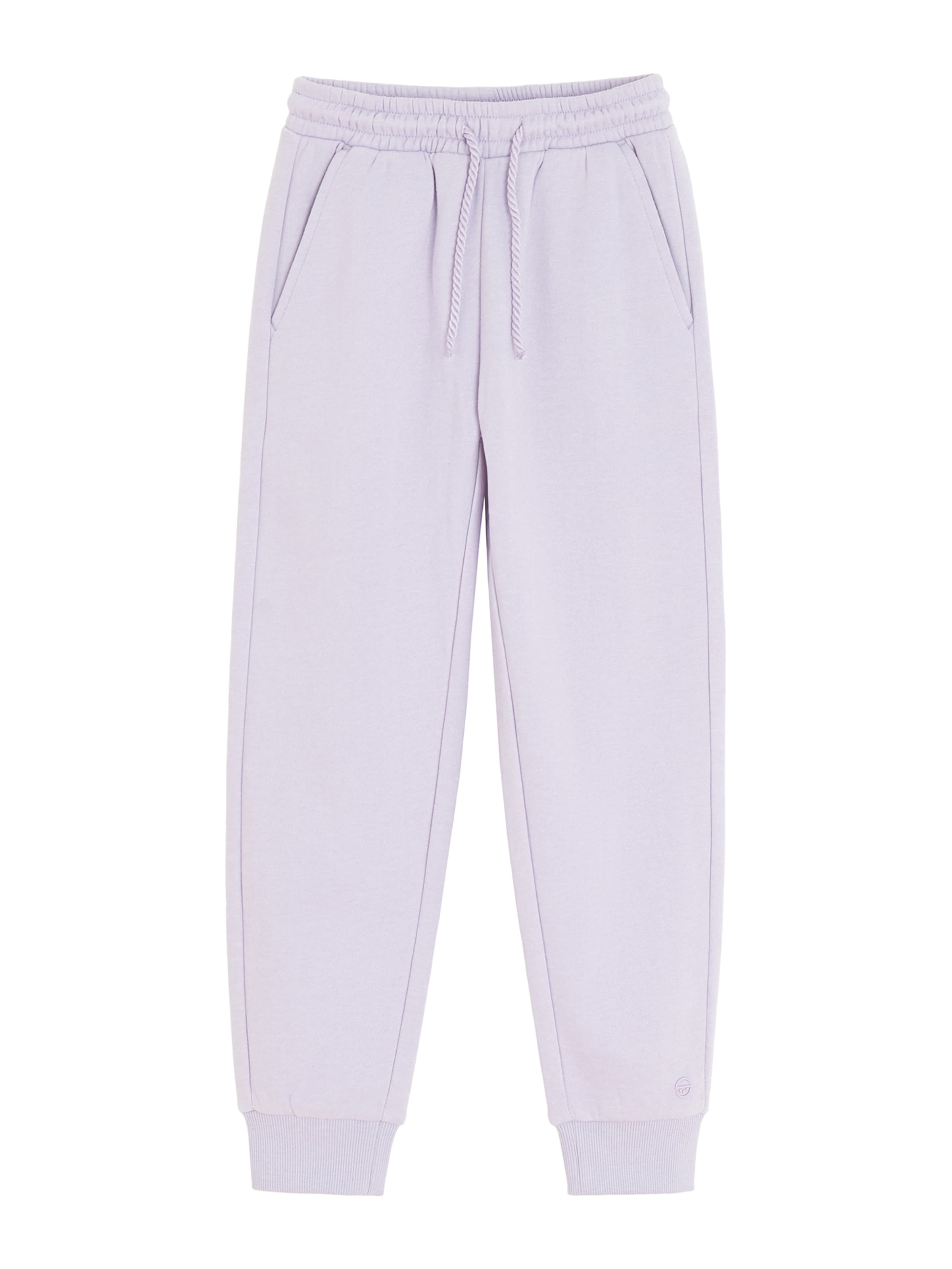 Effilé Pantalon Cool Club en violet : devant