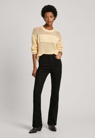 Pepe Jeans Flared Jeans in Zwart