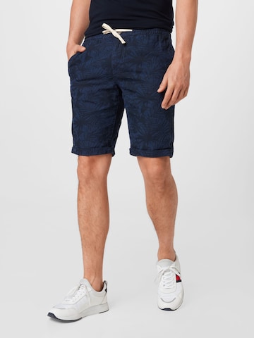TOM TAILOR DENIM Regular Shorts in Blau: predná strana