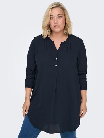 ONLY Carmakoma Blouse in Blue: front