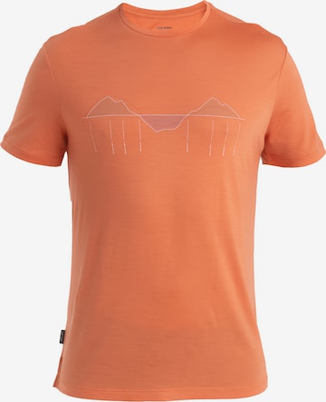 ICEBREAKER Koszulka funkcyjna 'Cool-Lite Sphere III' w kolorze pomarańczowy: przód