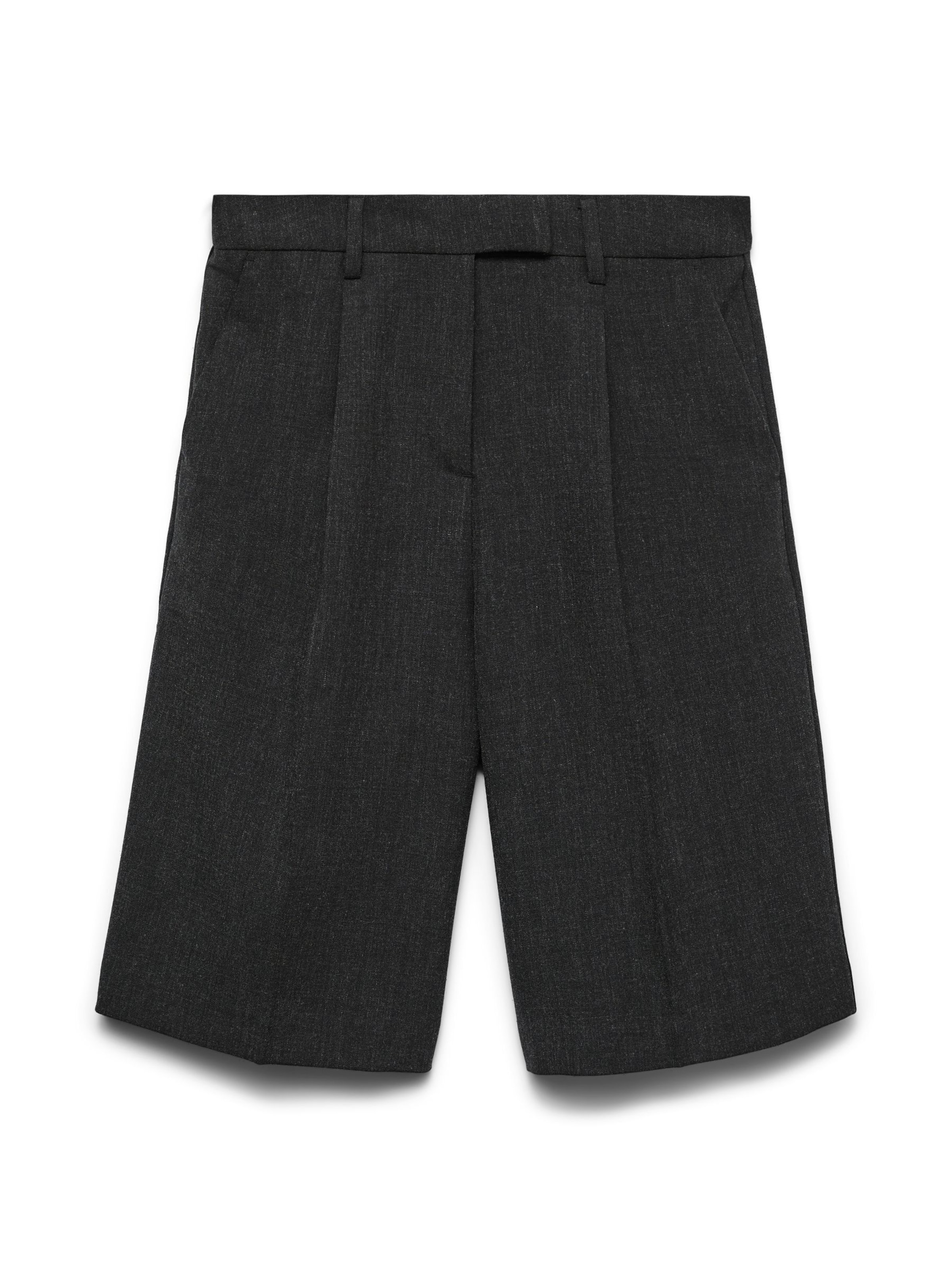 VERO MODA regular Bukser 'Bermuda' i grå: forside