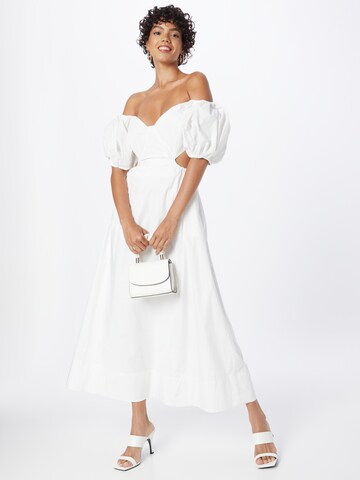 Bardot Cocktail Dress 'MAKAELA' in White