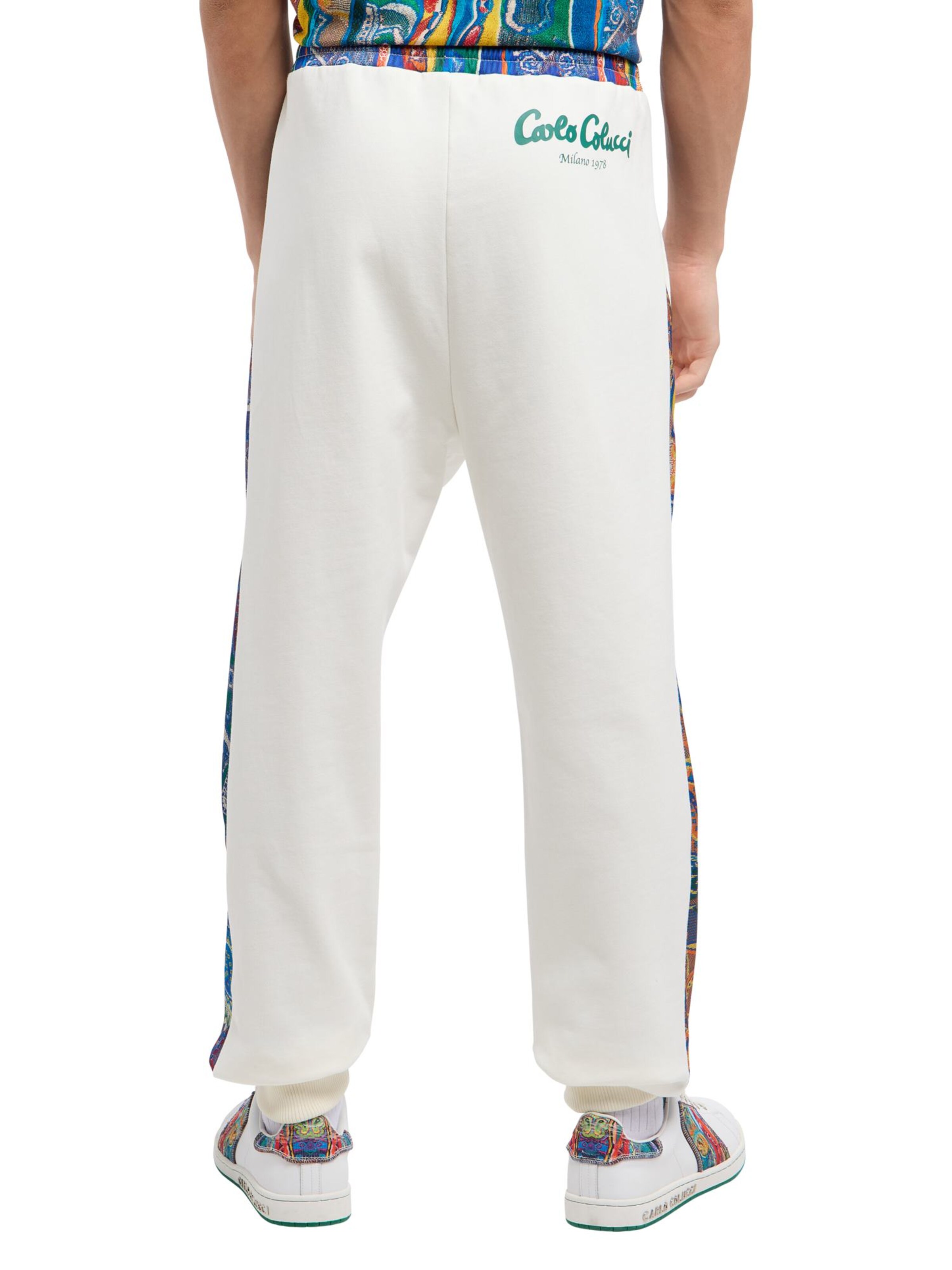 Effilé Pantalon 'Euthum' Carlo Colucci en blanc