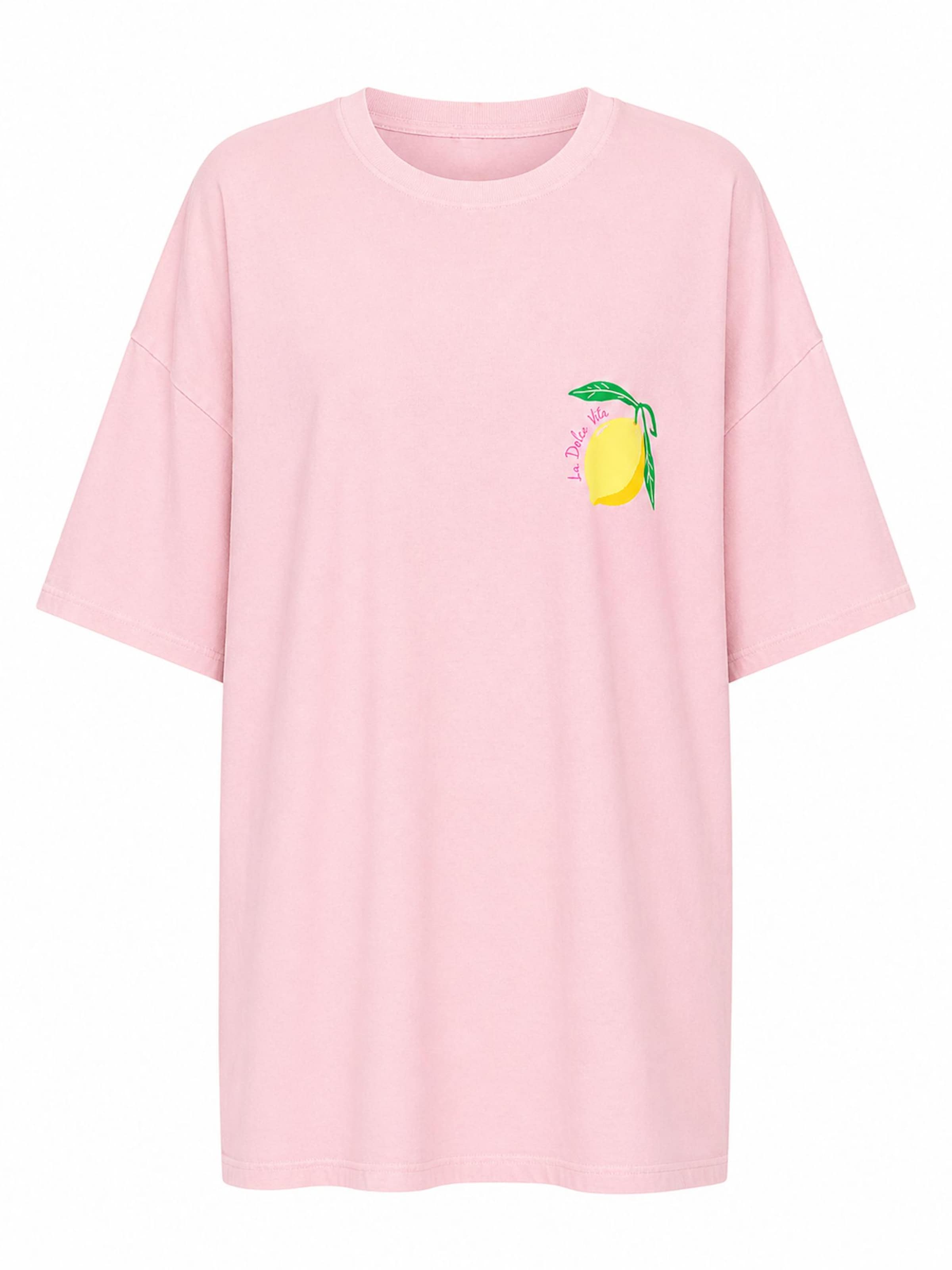 Worldclassca Oversizeshirt 'Limon Cello'‌‌‌‌‌‌‌‌ in Pink