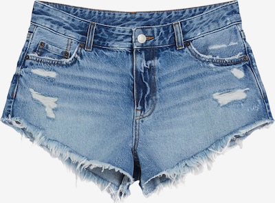 Bershka Shorts in blue denim, Produktansicht