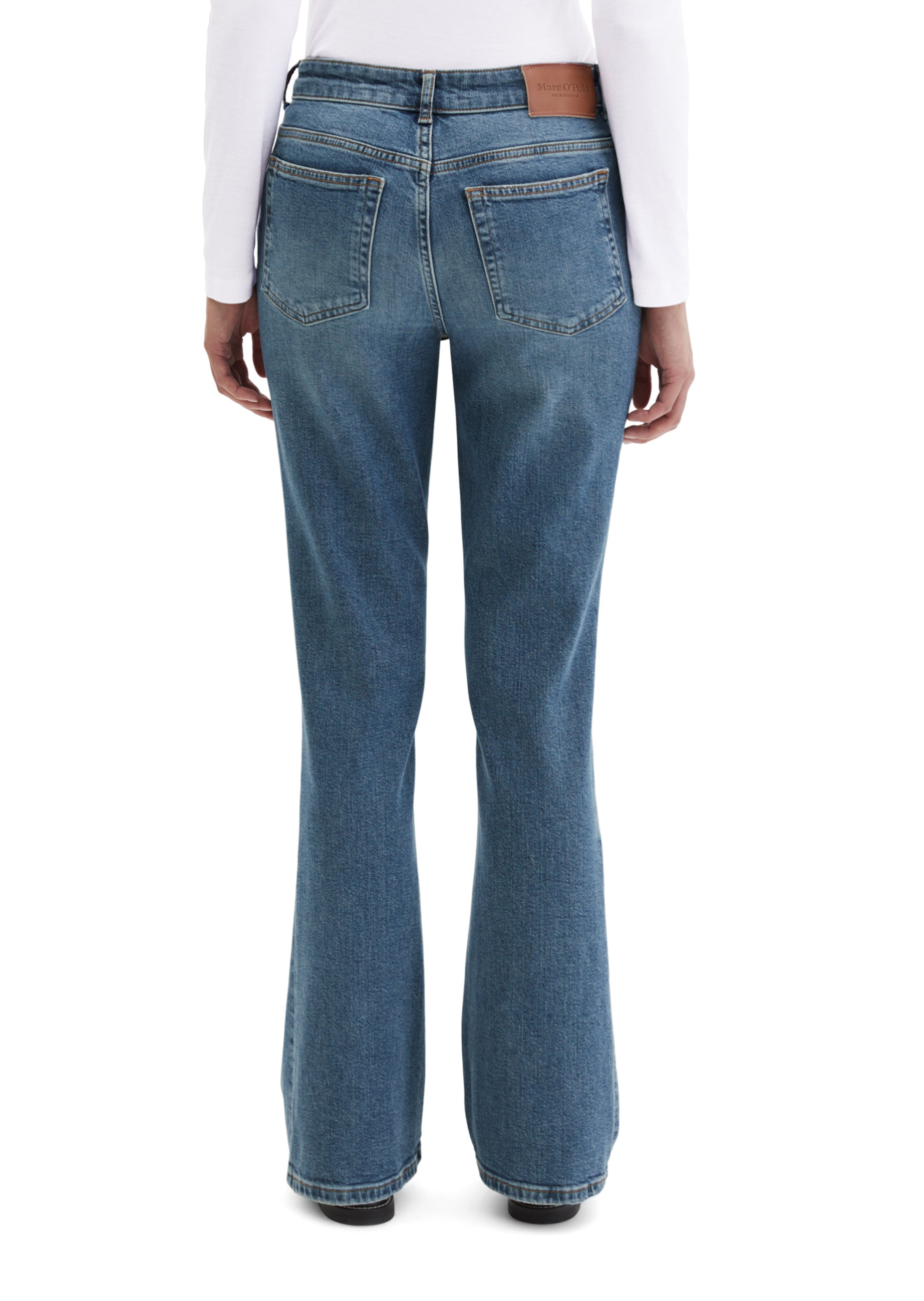 Marc O'Polo Flared Jeans 'Kiruna' in Blau