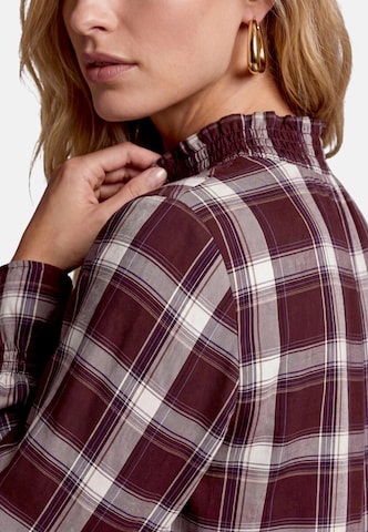 zero Bluse in Braun