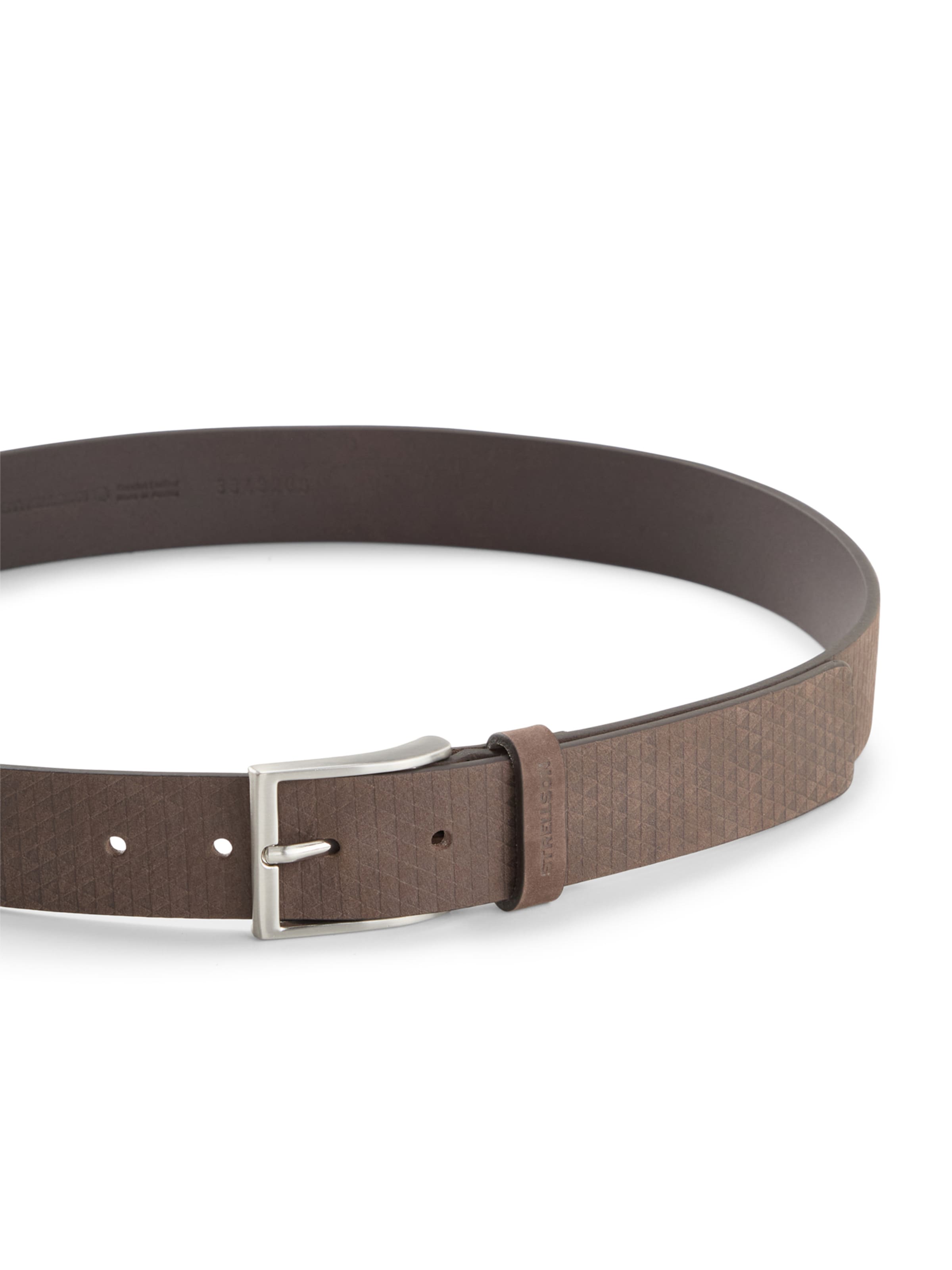 STRELLSON Belt ' Ledergürtel ' in Brown