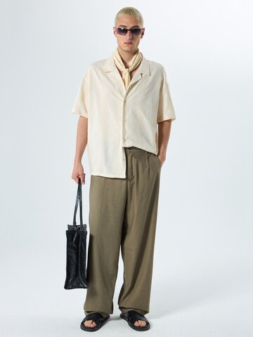 Comfort fit Camicia 'Taylor' di VAMOS CLO in beige