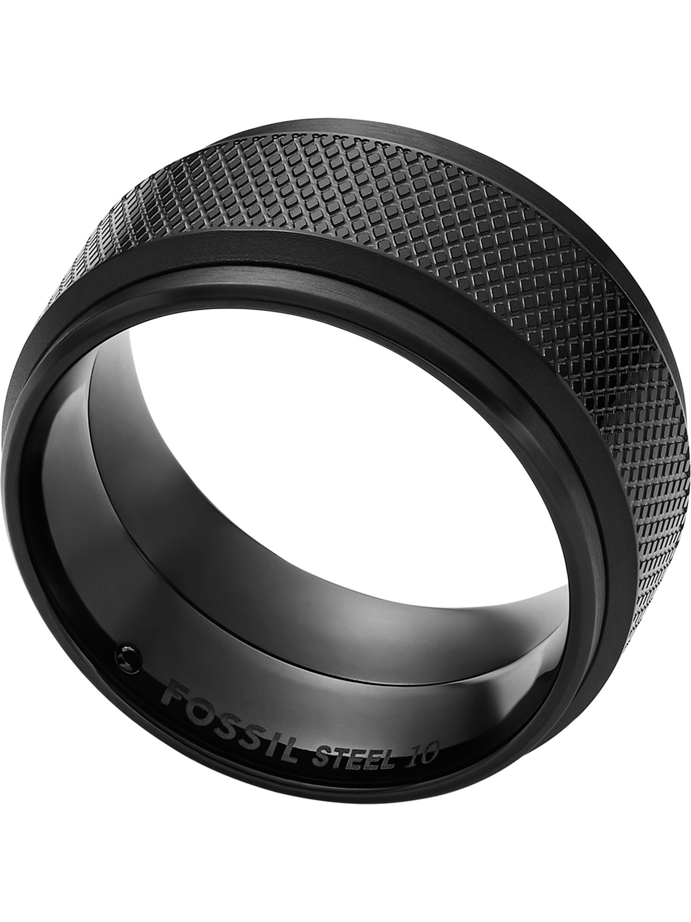 Bague 'Knox' FOSSIL en noir